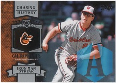 2013 Topps Series 1 Chasing History #CH-4 Cal Ripken Jr Orioles